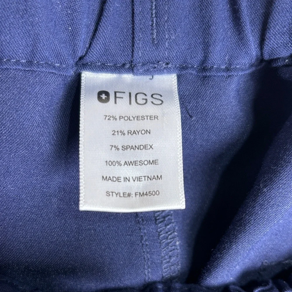 FIGS Pisco Scrub Pants Elastic Waist Straight Leg Technical Collection